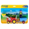 Playmobil - 1.2.3 Tractor with Trailer