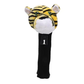 Club Cover, Plush Nylon Cute Tiger Protective Animal Headcover for Lovers Women Men, Funny Style and Customize Your Bag