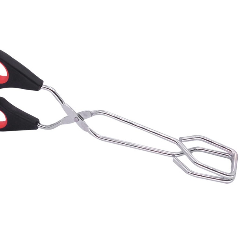 Kitchen Scissor Tongs 10-Inch Stainless Steel Scissor Cooking Tongs