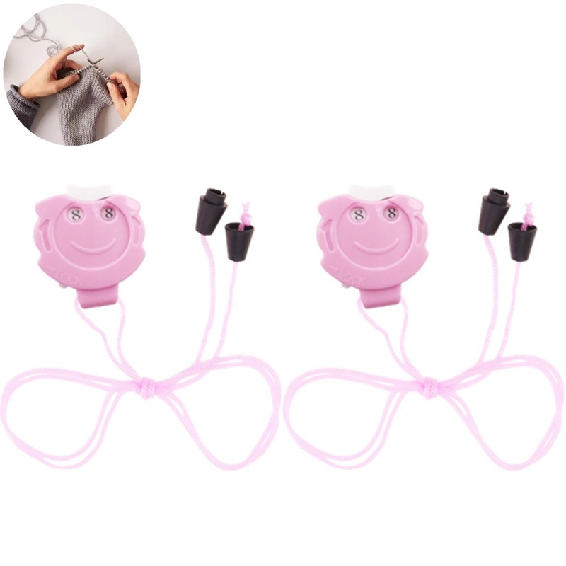 2 Pieces Knitting Counters for Crocheting, Knitting Needle Marking Tool,
