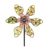 Luminous Windmill Stake Patio Outdoor Decoration Iron Windmill in the