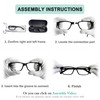 (Must Buy Both Eye) Black-Right Eye +2.75 Reading Glasses with