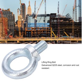 Perno de Argolla, 2 Pernos de Anillo de Elevación, Cáncamo de Hombro de Elevación con Rosca Profunda, para Energía Eléctrica de Puerto de Construcción Naval M20, Redondo (M20)