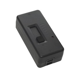 LED Black Slide Table Dimmer,Full Range in-line LED Dimmer for Use with Dimmable LED and CFL 100W Incandescent 300W Black Finish with Triangle Screwdriver