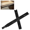 2 Pairs of 12 Inch Duty Drawer Slides,Cabinet Slides 3-Section