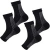lifepower High Compression Socks, 2 Pairs Set, Ankle Arch Support,