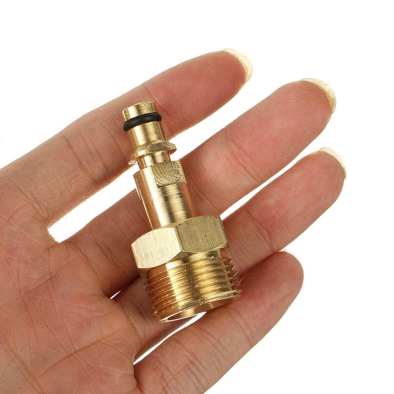 High Pressure Washer Adapter,Hose Adapter Quick Connect, Brass M22 Washer
