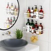 Uamector Shower Shelf, No Drilling, Rustproof, Bathroom Shelf, Shampoo Holder