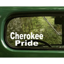 Oracal 2 CHEROKEE STICKERs Native American Decal for Car Truck Rv Laptop Bumper Window