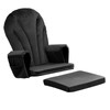 ANMINY 5pcs Glider Rocker Replacement Cushions Set - Thickened Velvet
