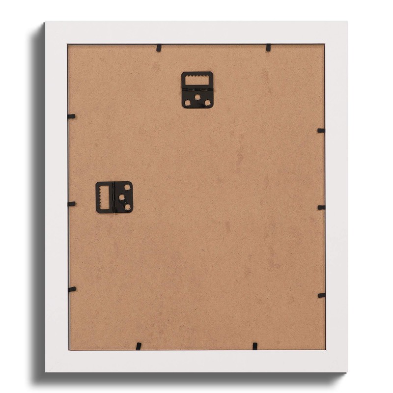 Fabian Clarke London® 12X10 Picture Frame Wooden White with White