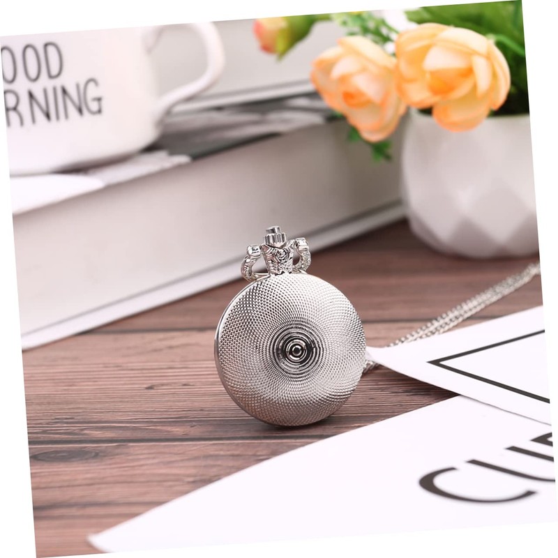 Gatuida Vintage Pocket Watch Necklace Timeless Charm for Family and