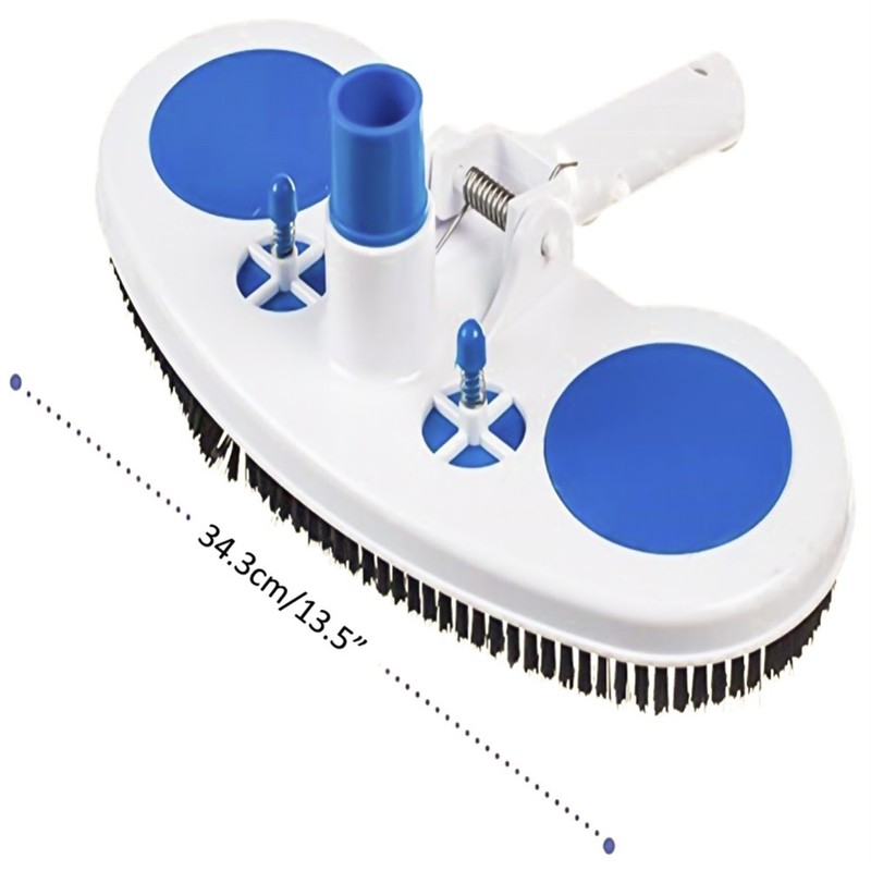 13inch Weighted Pool Vacuum Head with Nylon Bristles Swivel Hose