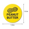 300 Labels, 1 Roll - Peanut Butter Labels (1.5 inch,