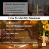 30 Minute Beeswax Meditation Candles 24Pcs, Prayer Gift for Relaxation