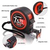 HAUTMEC Tape Measure25ft with Magnetic Hook and Dual Lock, High