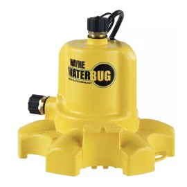 Wayne WaterBUG Pump Multi-Use Multi-Flo Technology Submersible 1/6HP 1350GPH WWB