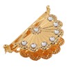 Golden Metal Napkin Holder Exquisite Light Luxury European Style Zinc