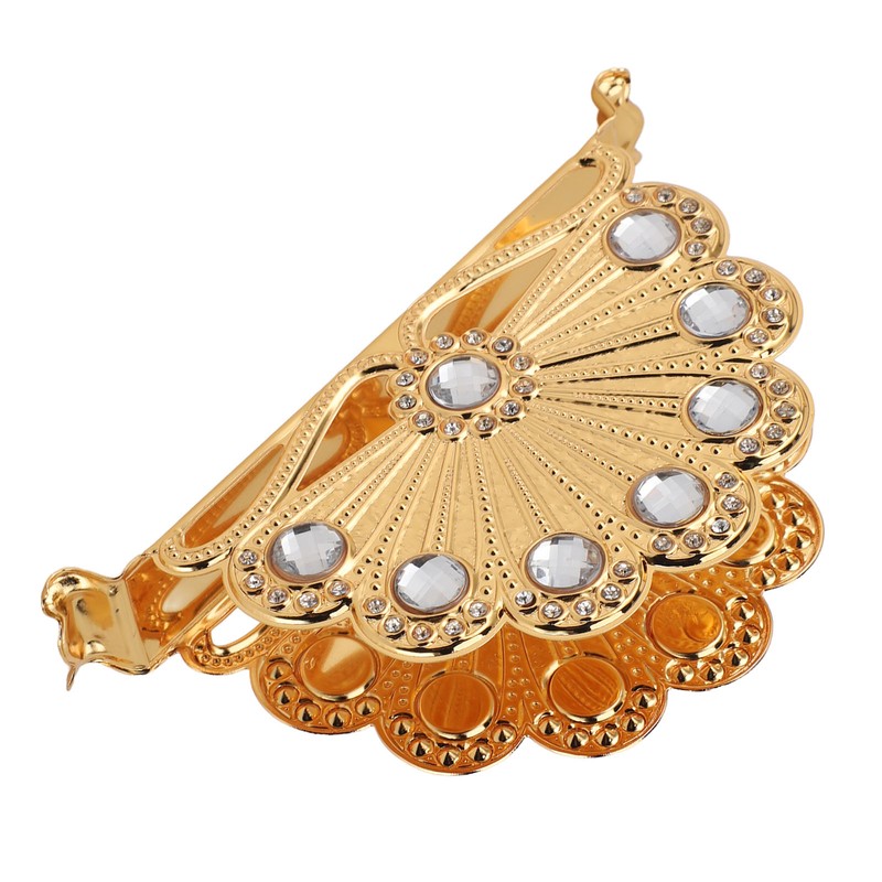 Golden Metal Napkin Holder Exquisite Light Luxury European Style Zinc
