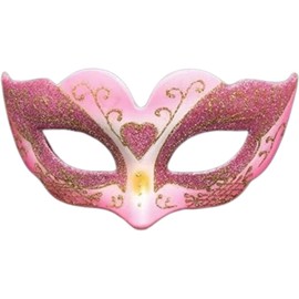 Masquerade Mask, Party Girls Night Out Party Games Toys Mask ，Festival Dance (Pink, One size)