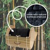 BambooMN Granulated Bamboo Charcoal Odor Absorber Bag in Decorative 4"