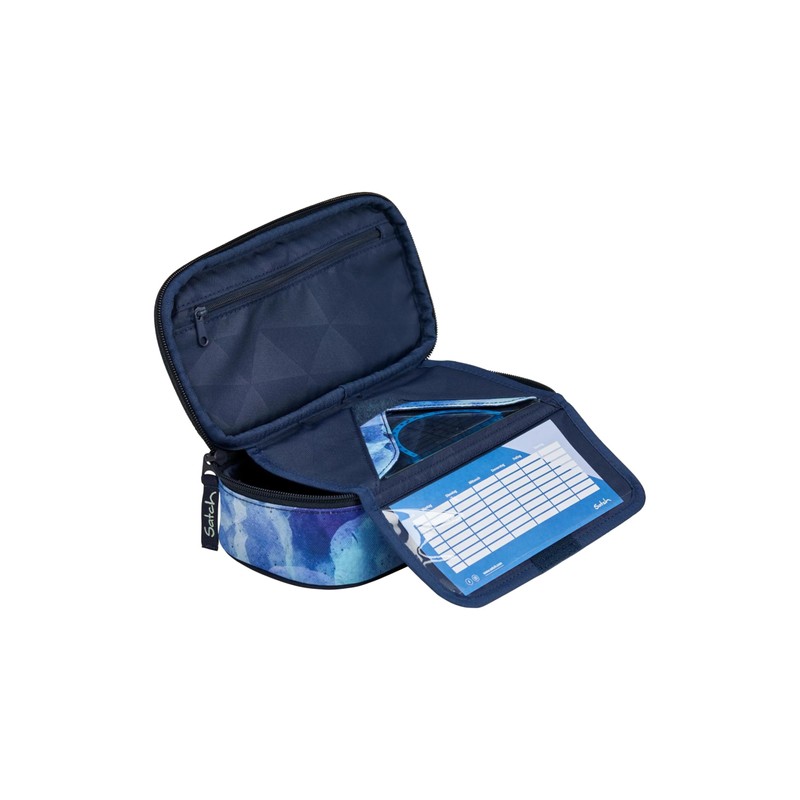 satch Pencil Case Extra Large with Divider Zip Pocket Pen