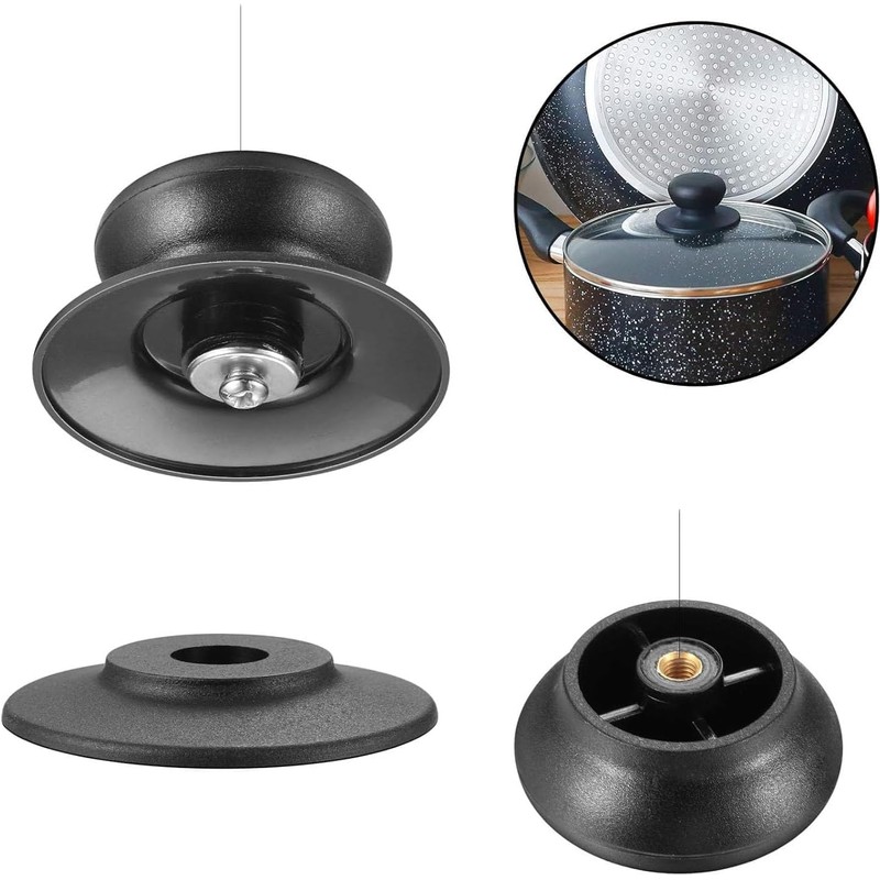 GQunit 4pcs Pot Lid Knob, Universal Replacement Pan Lid Cover