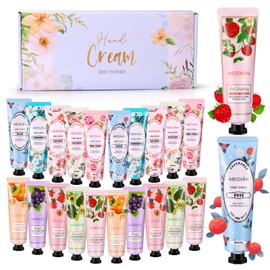 Hand Cream Set Gift for Women, 20 Pieces Hand Cream Mini Foot Cream, Gift Set for Women Men, Dry Cracked Hands Feet, Care Cream for Birthday, Mother's Day, Christmas