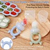 KingKam Baby Breastmilk Popsicle Molds & Baby Fruit Feeder (2