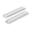 Rulex 15cm 6 inch Flat Oval Metric Scale Ruler 1:1