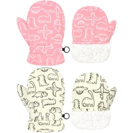 Olreco Toddler Gloves Ages 2-4 Toddler Waterproof Mittens for Toddlers 1-3 Toddler Winter Gloves Waterproof Toddler Mittens 2T