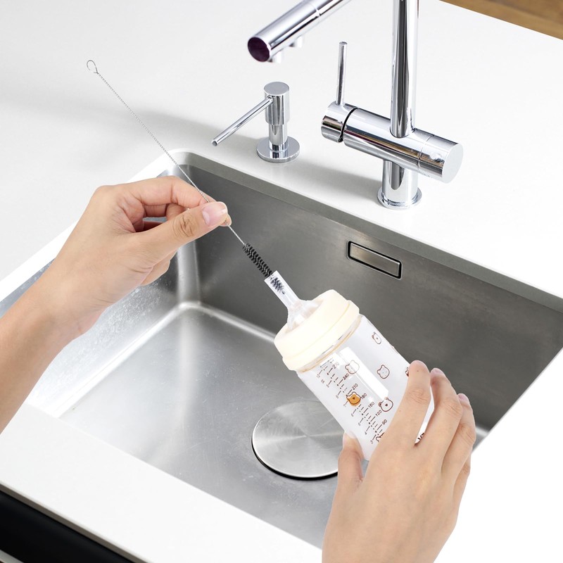 AiQInu Nylon Brush pack-10pcs, Black, 21cm Long