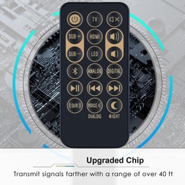 Replacement Remote Control for Klipsch Soundbar RSB-3 RSB-8 RSB-6 R4B R-4B RSB-11 RSB-14 Sound Bar