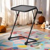 Homy Casa Folding Activity Table, Z Shaped Adjustable Height and