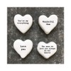 East of India White Heart Token - Ones We Love