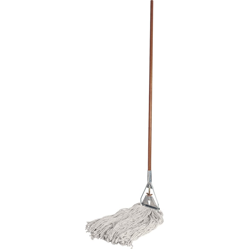 Genuine Joe-GJO54201 Cotton Wet Mop with Handle 60" Width x