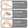 Ipetboom Fat Measurer Tape Caliper 2pcs Body Measuring Tape Sturdy