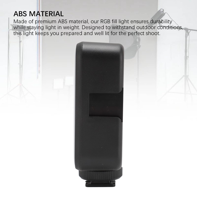 RGB Video Light 2000mAh Type C Rechargeable Portable Photography Selfie