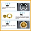 Partuto Car Engine Start Stop Button Cover Trim Sticker Kit