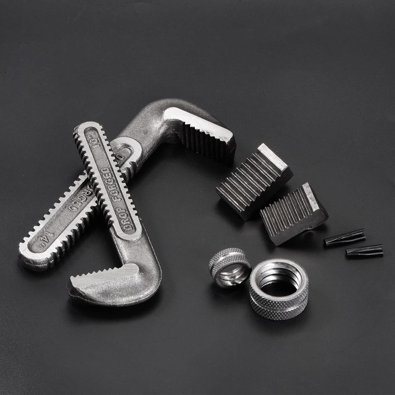 HARFINGTON Pipe Wrench Heel Jaw with Pin Assembly 48" Wrench