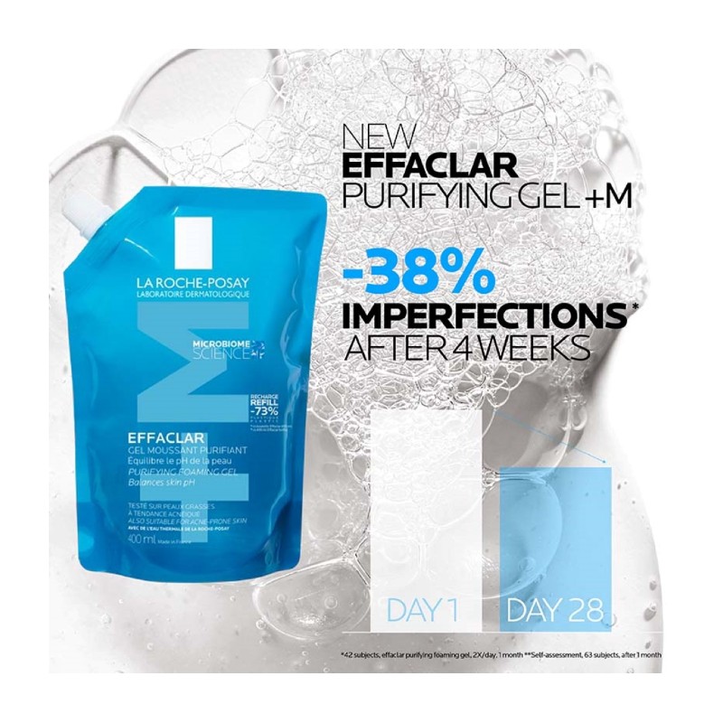 La Roche Posay Effaclar Foaming Gel Moussant Eco Refill 400ml
