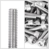 M5-0.8 x 25mm Hex Socket Head Cap Screws Bolts 304