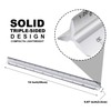 6 Pcs Triangular Ruler Set Aluminum Architect Ruler Engineering Scale