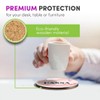 4 x Boxed Round Coasters - Name Hanna Marble Stone