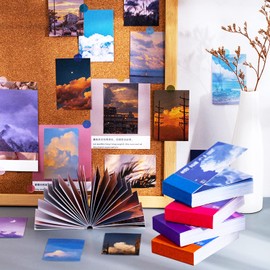 Set of 200, Collage Material, Flake Stickers, Retro Stickers, Design Paper, Cute Stickers, Washi, Cute ins, Landscape Stickers, Albums, Decorations, Letters, Beautify Your Notebook, Mini Sticker,