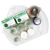 FIRJOY Lazy Susan Turntable for Refrigerator, Square Turntable Organizer for