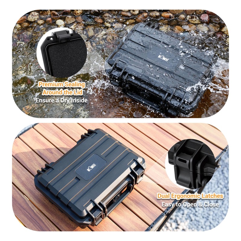 Solid OSMO Pocket 3 Case, Hard Shell Water-Resistant Case for