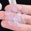 Silicone Earring Backs Stoppers for Piercings, 50 Pcs, 3~12mm Earlobe