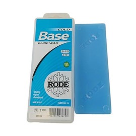 Rode Non-Flouro Base Glide Wax Universal Base for All Types of Snow and Cold Conditions XC Skate, Alpine and Snowboard, 180g, Cold, (-5/-25C)