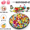 AnJieYa 24 Colors Ironing Beads Set, Parlor Beads 0.1 inch